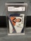 GMA Graded 2019 Donruss Elite Pen Pals DREW LOCK Broncos ROOKIE AUTOGRAPH Football Card - NM-MT 8