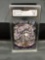 GMA Graded 2000 Topps Pokemon TV Animation #95 ONIX Trading Card - GEM MINT 10