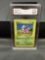 GMA Graded 1999 Pokemon Base Set Shadowless #55 NIDORAN Vintage Trading Card - VG-EX+ 4.5