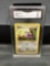 GMA Graded 1999 Pokemon Base Set Shadowless #61 RATTATA Vintage Trading Card - EX 5