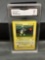 GMA Graded 1999 Pokemon Base Set Shadowless #53 MAGNEMITE Vintage Trading Card - NM 7