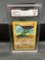 GMA Graded 1999 Pokemon Base Set Shadowless #52 MACHOP Vintage Trading Card - EX-NM 6