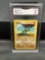 GMA Graded 1999 Pokemon Base Set Shadowless #52 MACHOP Vintage Trading Card - EX-NM 6