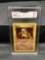 GMA Graded 1999 Pokemon Base Set Shadowless #36 MAGMAR Vintage Trading Card - NM 7