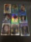9 Card Lot of Mixed Sports Cards from Huge Collection - Serial Numbered, Inserts, Stars & More!
