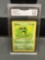 GMA Graded 1999 Pokemon Base Set Shadowless #45 CATERPIE Vintage Trading Card - VG-EX+ 4.5