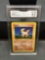 GMA Graded 1999 Pokemon Base Set Shadowless #60 PONYTA Vintage Trading Card - EX-NM+ 6.5
