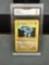 GMA Graded 1999 Pokemon Base Set Shadowless #34 MACHOKE Trading Card - EX 5