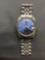 Blue Face Rolex Oyster Perpetual Day Date Mens Wrist Watch