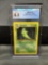 CGC Graded 1999 Pokemon Base Set Unlimited #54 METAPOD Trading Card - NM-MT+ 8.5