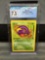 CGC Graded 1999 Pokemon Fossil 1st Edition #46 EKANS Trading Card - NM+ 7.5