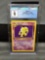 CGC Graded 1999 Pokemon Jungle 1st Edition #23 HYPNO Rare Trading Card - MINT 9