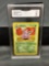 GMA Graded 1999 Pokemon Base Set Shadowless #37 NIDORINO Vintage Trading Card - EX 5
