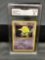 GMA Graded 1999 Pokemon Base Set Shadowless #49 DROWZEE Vintage Trading Card - EX-NM 6