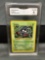 GMA Graded 1999 Pokemon Base Set Shadowless #66 TANGELA Vintage Trading Card - EX-NM 6