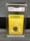 GMA Graded 1999 Pokemon Base Set Shadowless #100 LIGHTNING ENERGY Vintage Trading Card - EX 5