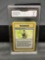 GMA Graded 1999 Pokemon Base Set Shadowless #77 POKEMON TRADER Vintage Trading Card - NM 7