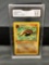GMA Graded 1999 Pokemon Fossil 1st Edition #50 KABUTO Trading Card - EX-NM+ 6.5