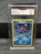 GMA Graded 2000 Pokemon Team Rocket #68 SQUIRTLE Trading Card- NM-MT 8