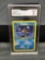 GMA Graded 2000 Pokemon Team Rocket #68 SQUIRTLE Trading Card- NM-MT 8