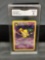 GMA Graded 2000 Pokemon Team Rocket 26 DARK HYPNO Rare Trading Card- NM-MT 8