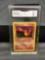 GMA Graded 2000 Pokemon Team Rocket #50 CHARMANDER Trading Card- MINT 9