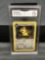 GMA Graded 2000 Pokemon Team Rocket #51 DARK RATICATE Trading Card - NM+ 7.5