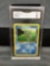 GMA Graded 1999 Pokemon Fossil Unlimited 49 HORSEA Trading Card - MINT 9