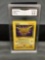 GMA Graded 1999 Pokemon Fossil Unlimited #30 ZAPDOS Rare Trading Card - VG-EX+ 4.5