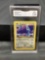 GMA Graded 2000 Pokemon Base 2 Set #22 DRAGONAIR Rare Trading Card - NM+ 7.5