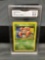 GMA Graded 1999 Pokemon Jungle 1st Edition #59 PARAS Trading Card - NM-MT+ 8.5