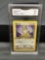 GMA Graded 1999 Pokemon Jungle 1st Edition #56 MEOWTH Trading Card - NM 7