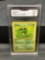 GMA Graded 1999 Pokemon Base Set 1st Edition Shadowless #45 CATERPIE Trading Card - VG-EX 4
