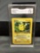 GMA Graded 1999 Pokemon Jungle Unlimited #60 PIKACHU Trading Card - NM+ 7.5