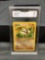 GMA Graded 1999 Pokemon Jungle Unlimited #55 MANKEY Trading Card - NM 7