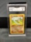 GMA Graded 1999 Pokemon Jungle Unlimited #39 MAROWAK Trading Card - EX-NM 6