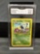GMA Graded 1999 Pokemon Jungle Unlimited #33 BUTTERFREE Trading Card - VG-EX+ 4.5