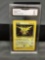 GMA Graded 2000 Pokemon Base 2 Set #20 ZAPDOS Holofoil Rare Trading Card - EX 5