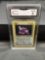 GMA Graded 1999 Pokemon Fossil Unlimited #3 DITTO Holofoil Rare Trading Card - EX-NM 6