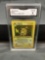 GMA Graded 1999 Pokemon Fossil 1st Edition #14 RAICHU Holofoil Rare Trading Card - VG-EX 4