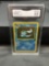 GMA Graded 1999 Pokemon Jungle #12 VAPOREON Holofoil Rare Trading Card - VG-EX+ 4.5