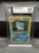 BGS Graded 1999 Pokemon Base Set Unlimited #2 BLASTOISE #2 Holofoil Rare Trading Card - EX-MT+ 6.5