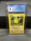 CGC Graded 1999 Pokemon Jungle Unlimited #60 PIKACHU Trading Card - MINT 9