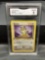 GMA Graded 1999 Pokemon Jungle 1st Edition #56 MEOWTH Trading Card - NM-MT 8