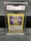 GMA Graded 1999 Pokemon Jungle 1st Edition #56 MEOWTH Trading Card - NM-MT 8