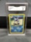 GMA Graded 1999 Pokemon Base Set Unlimited #42 WARTORTLE Trading Card - EX-NM 6