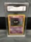 GMA Graded 1999 Pokemon Base Set Unlimited #50 GASTLY Trading Card - EX 5