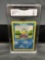 GMA Graded 1999 Pokemon Base Set Unlimited #63 SQUIRTLE Trading Card - EX 5