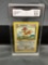 GMA Graded 1999 Pokemon Base Set Unlimited #22 PIDGEOTTO Trading Card - NM-MT+ 8.5