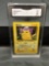 GMA Graded 1999 Pokemon Base Set Unlimited #58 PIKACHU Trading Card - VG 3